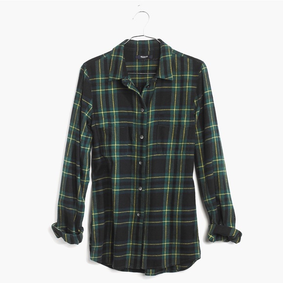 Flannel Boyshirt in Barlow Plaid—Small - Picture 2 of 8
